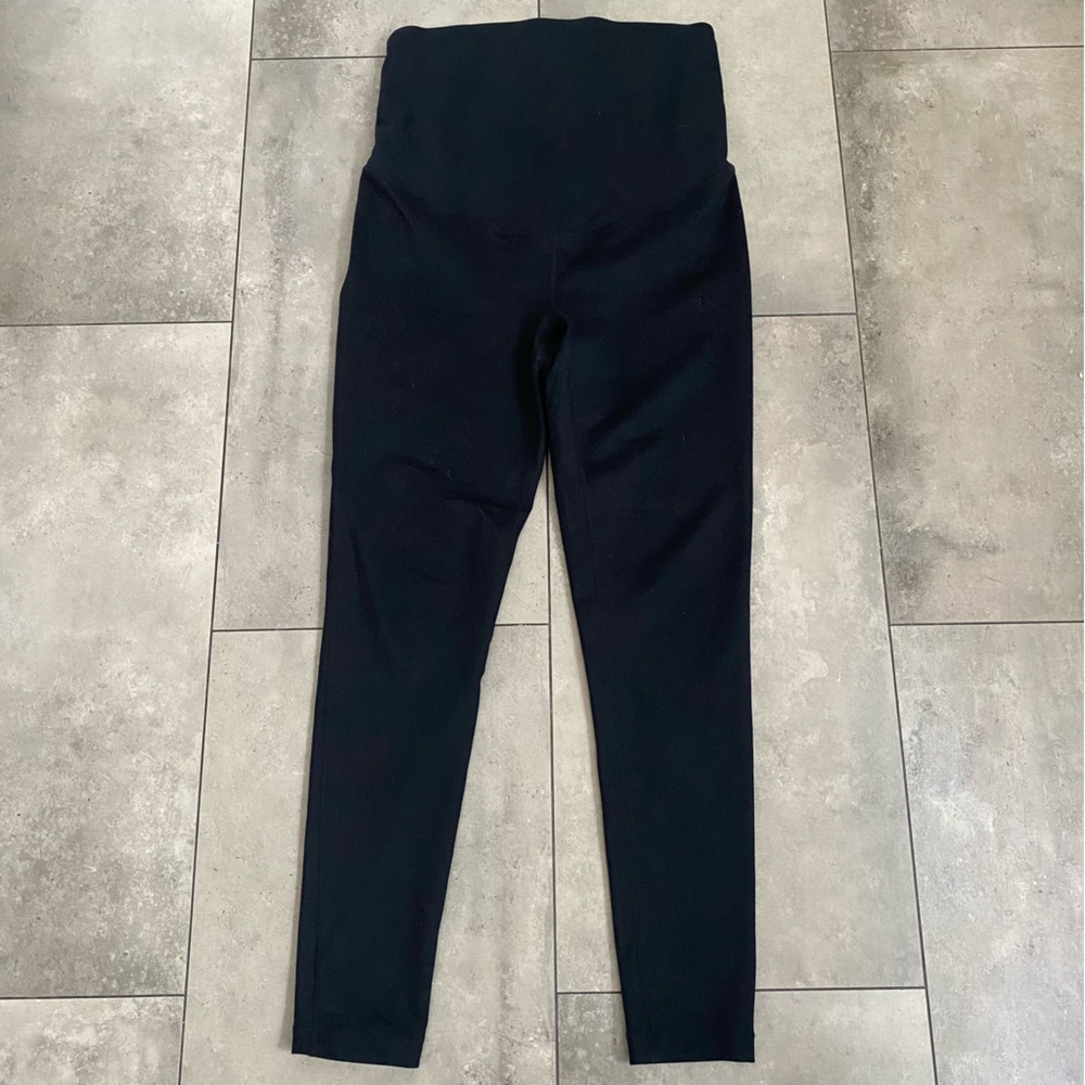 Z by Zella black maternity over the bump leggings Small